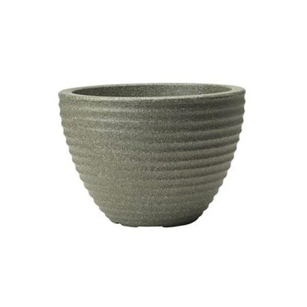 Stewarts 50cm Marble Green Low Honey Garden Pot Planter