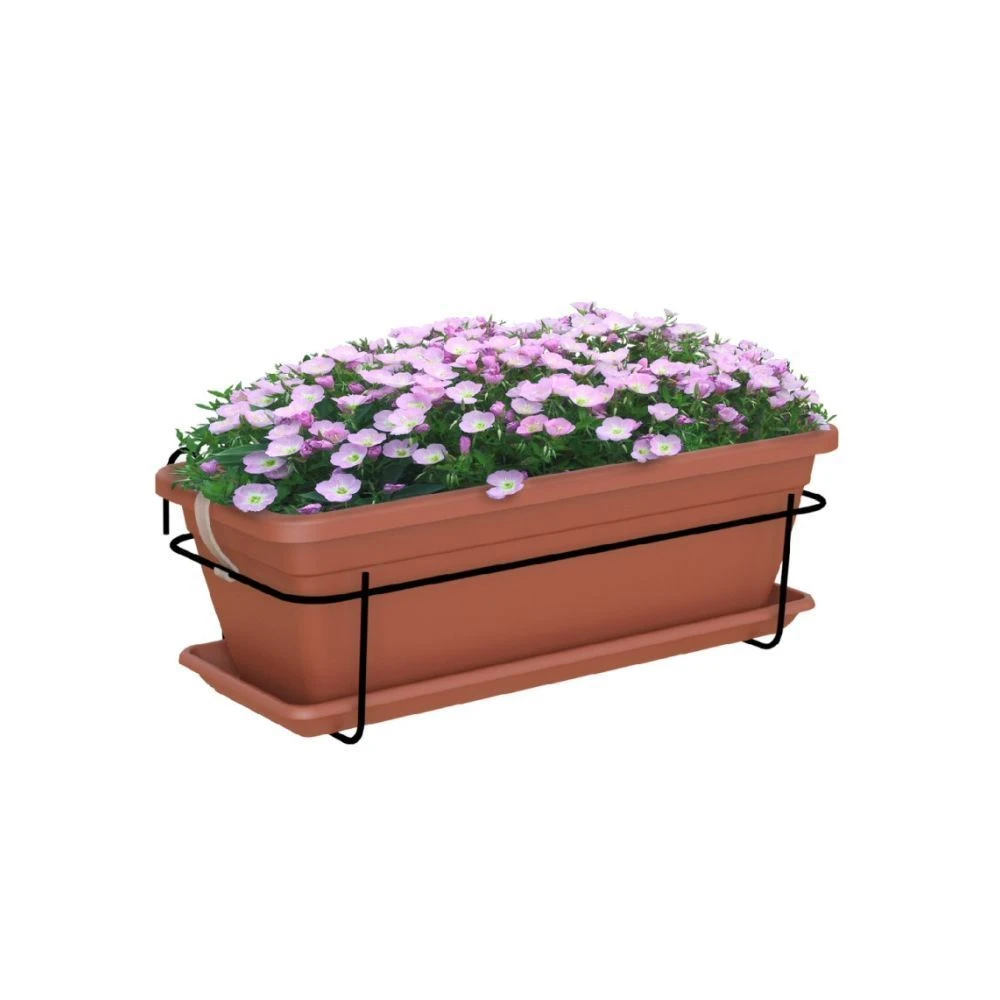 Artevasi 40cm Terracotta Venezia Plant Box Balcony Kit - Image 2